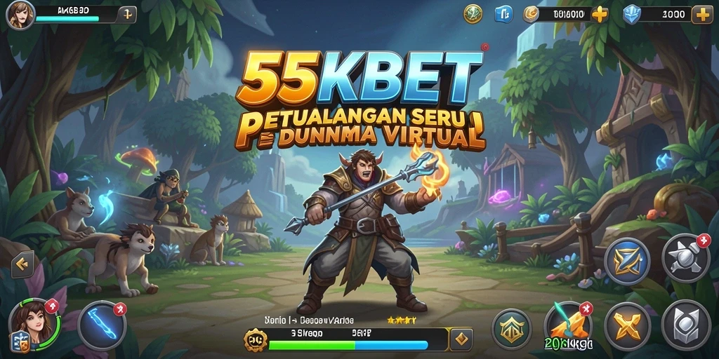 Tampilan menarik dari gameplay petualangan 55KBET yang penuh tantangan.