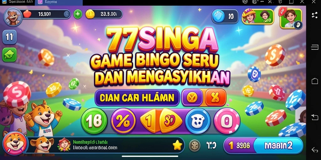 Tampilan gameplay 77SINGA yang menegangkan dan seru.