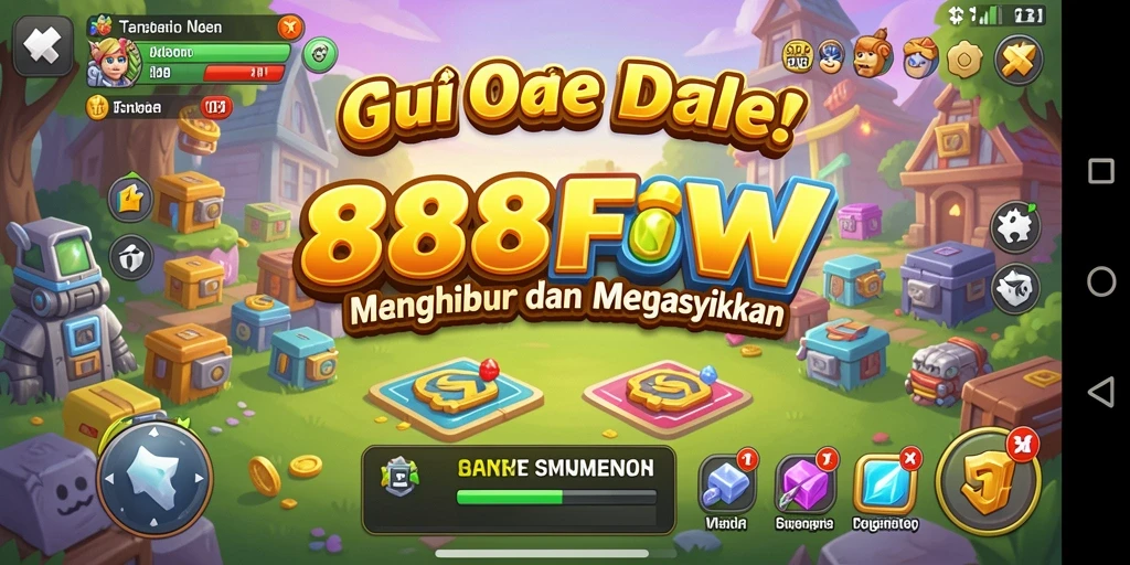 Tampilan gameplay utama 888FW yang menarik dan interaktif.