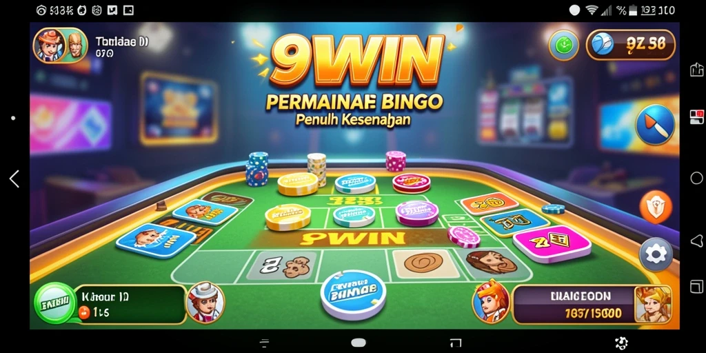 Screenshot gameplay seru dari 9WIN yang menunjukkan suasana bingo.