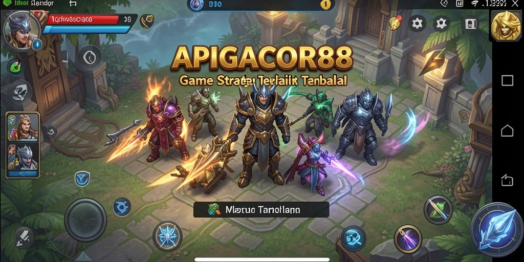 Screenshot gameplay APIGACOR88 menampilkan aksi strategi yang mendebarkan.