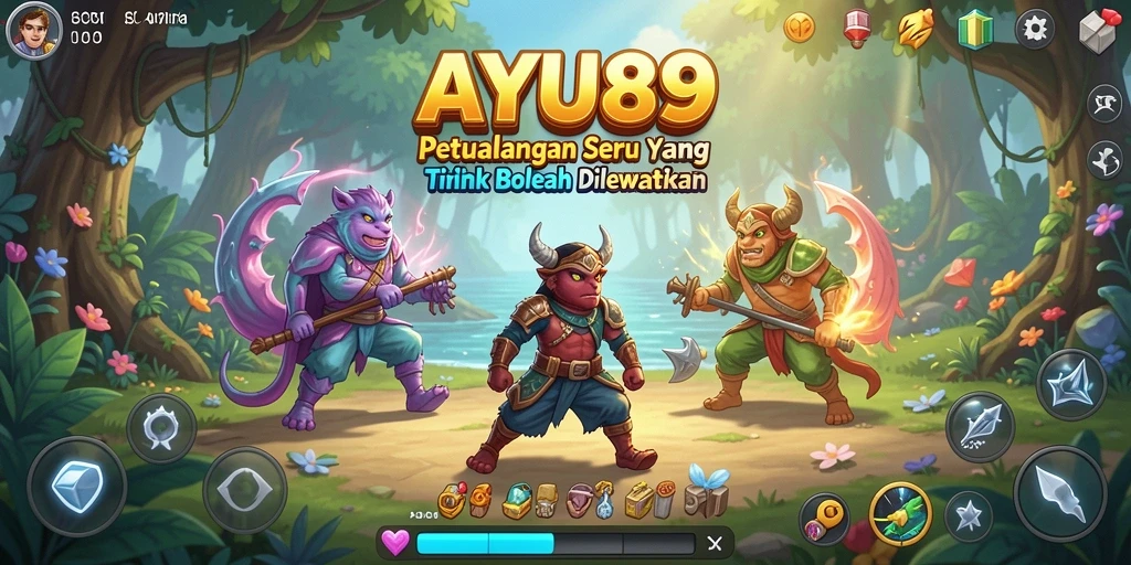 Tampilan menakjubkan dari gameplay AYU89 dengan elemen petualangan yang mendebarkan.