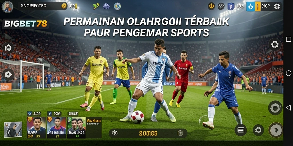 Screenshot utama BIGBET78 menunjukkan aksi seru dalam permainan olahraga.