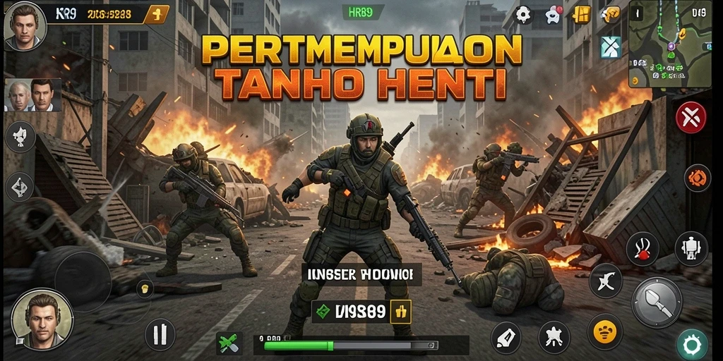 Tampilan gameplay HR89 yang seru dan penuh aksi.