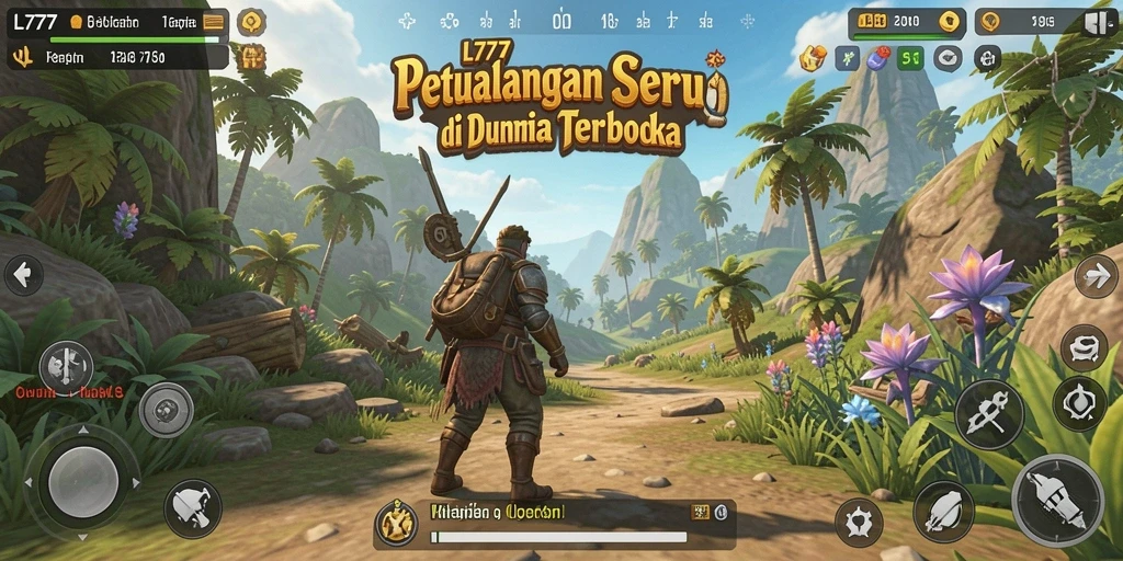 Gameplay seru di dunia terbuka L777 penuh petualangan.