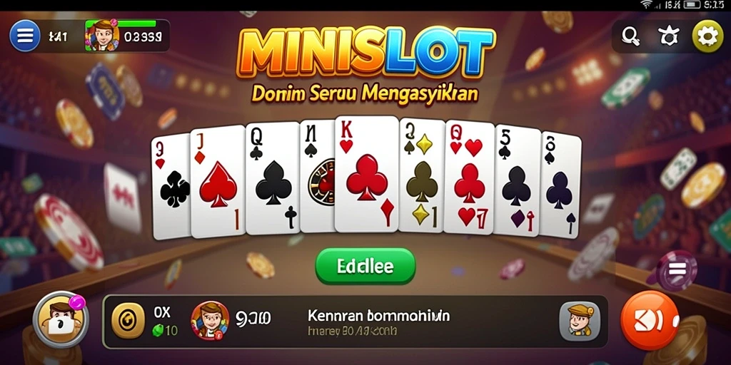 Gameplay menyenangkan dalam MINISLOT menampilkan aksi Domino yang seru.
