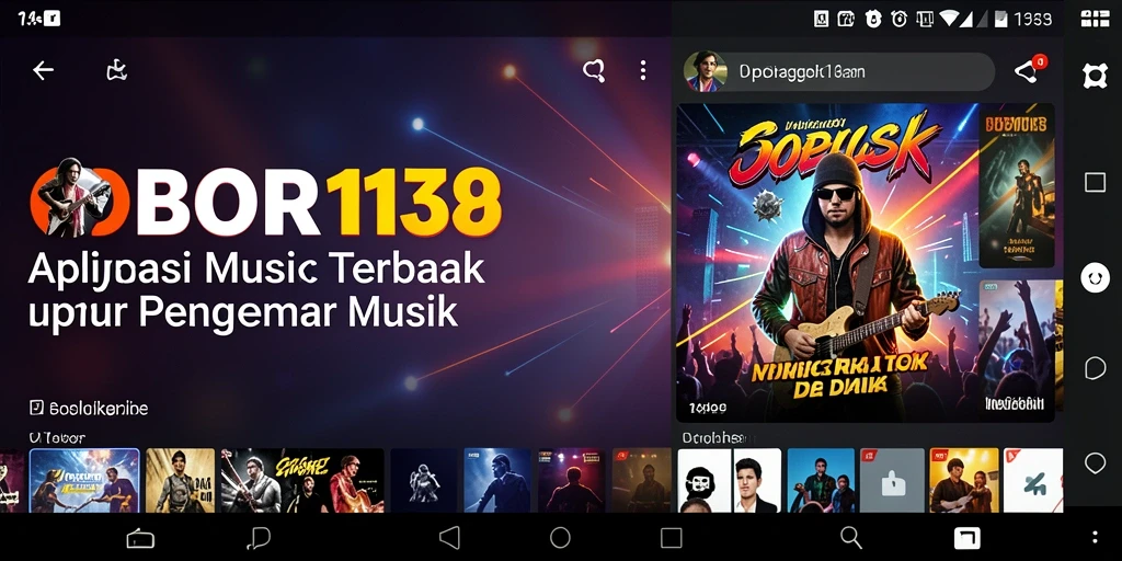 Screenshot gameplay OBOR138 yang menunjukkan berbagai lagu dan fitur interaktif.