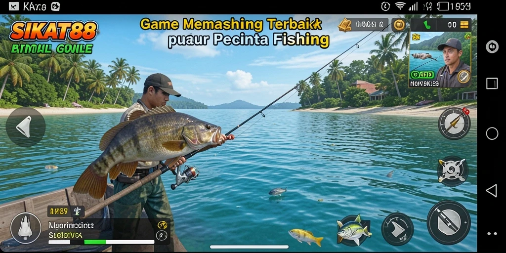 Tampilan menarik gameplay memancing di SIKAT88.
