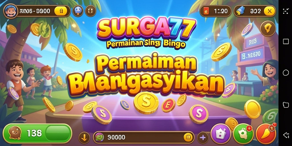 Tampilan gameplay seru dari permainan Bingo SURGA77.